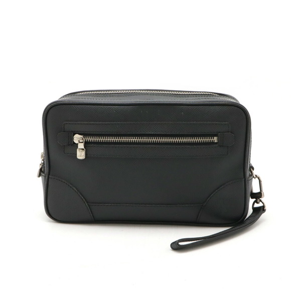 Louis Vuitton Pavel black Ardoise bag leather clutch Taiga - Picture 1 of 9